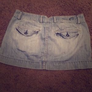 American eagle jean skirt